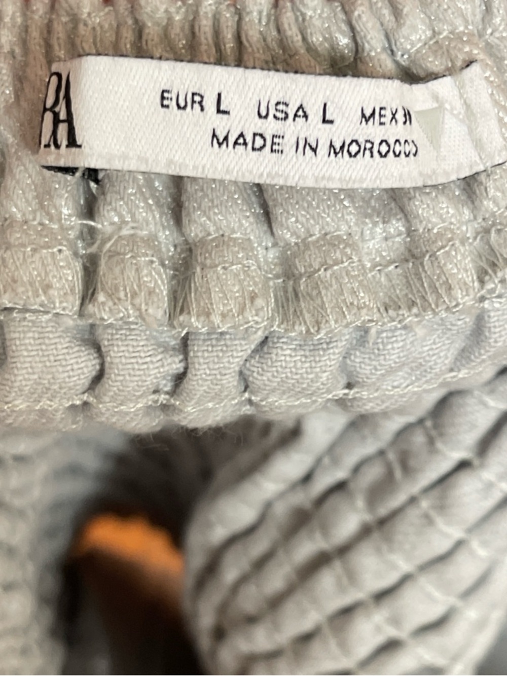 Zara Light Gray Strapless Button-Front Bustier - image 5